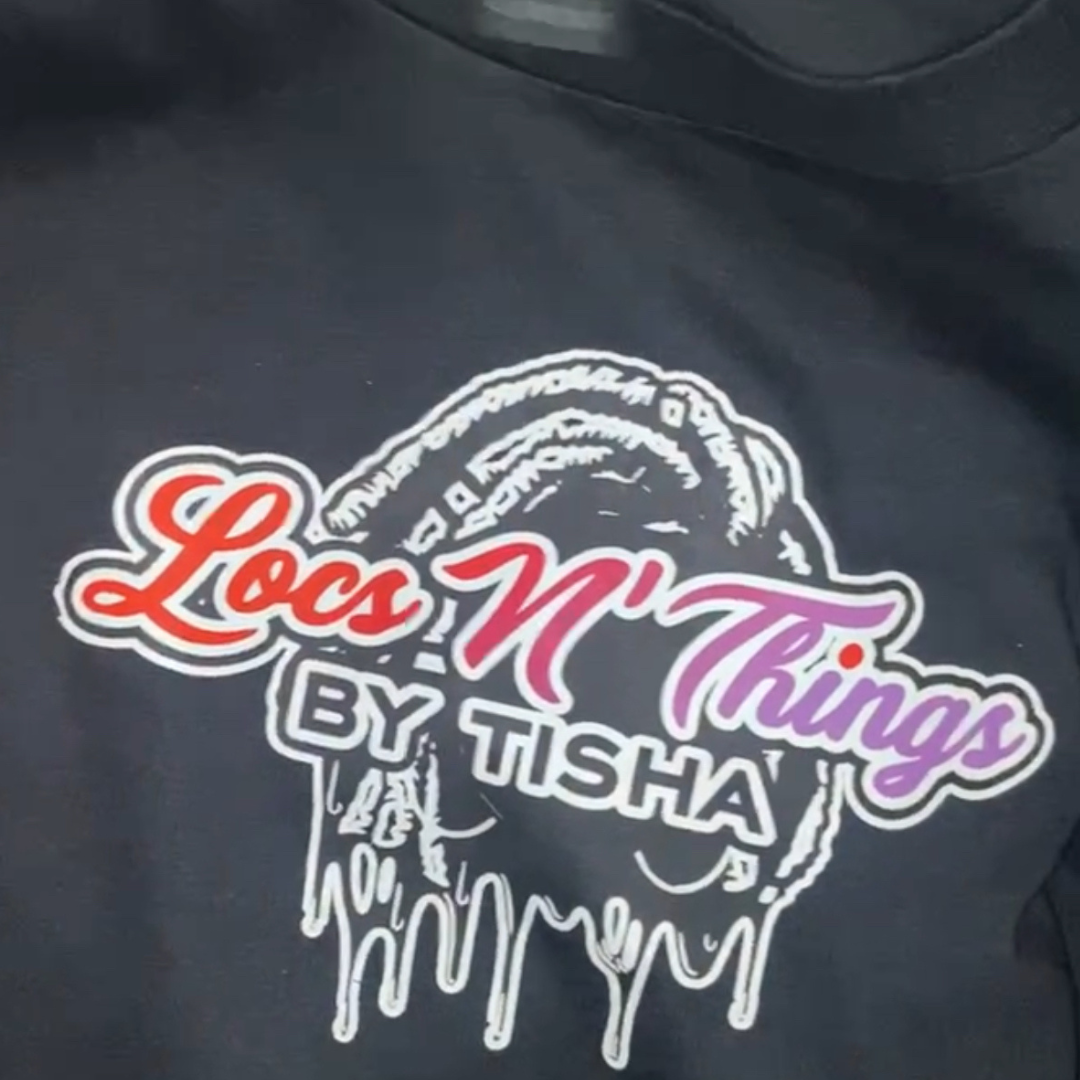 Custom printed t-shirt by FamilyPrintz in Portsmouth, VA – full-color design on front