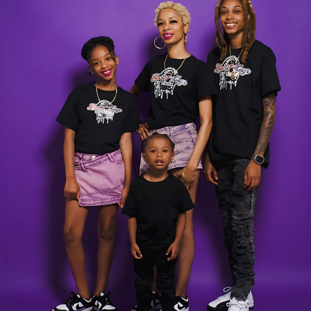 Custom printed t-shirt by FamilyPrintz in Portsmouth, VA – full-color design on front
